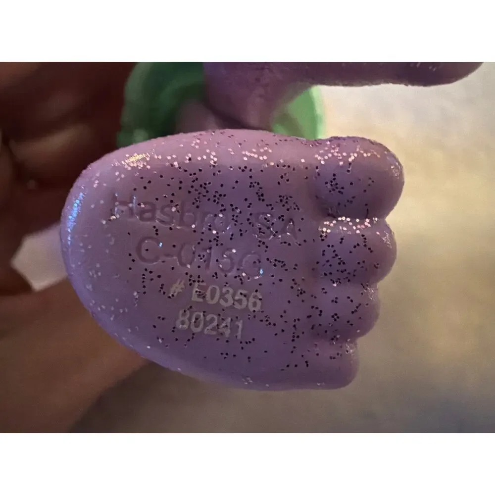 2015 DreamWorks Trolls Gia Grooves Purple Glitter Doll Pink Hair Hasbro 5